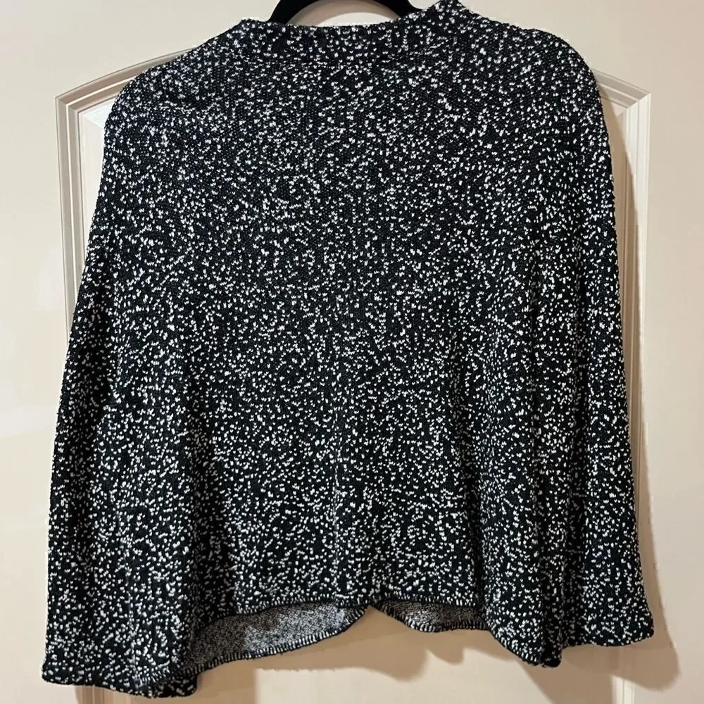 BRENDA FRENCH FOR FRENCH RAGS Button Up Blazer Black Women’s Size 5 VINTAGE